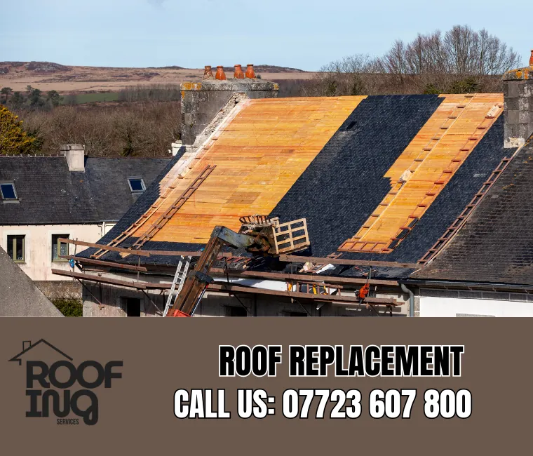 Complete roof replacement in Boscastle